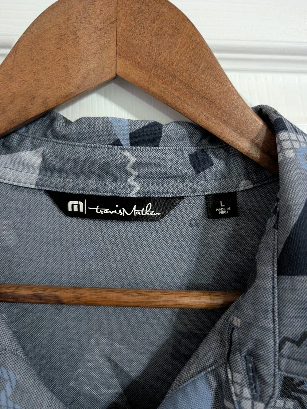 J. Crew Mens Polo Lot of 2 Travis Mathew Blue Short Sleeve Golf Tops Size Large